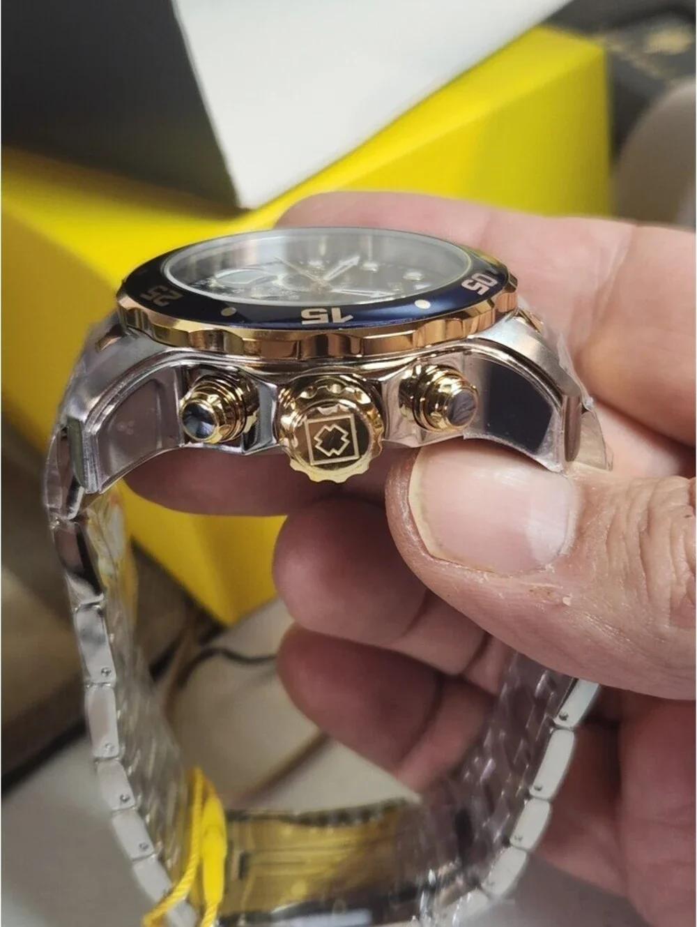 Invicta Pro Diver SCUBA Men's Watch - 48mm. Steel, Gold (0077)